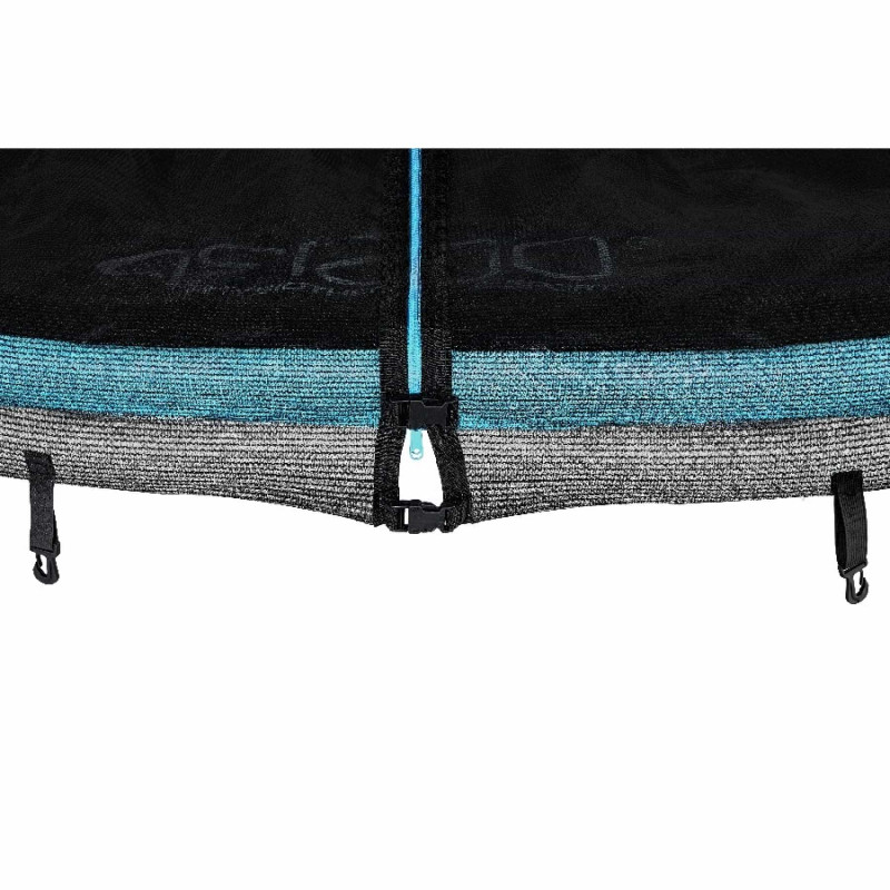 Батут 4FIZJO Classic 312 см Black/Blue с внешней сеткой и лестницей