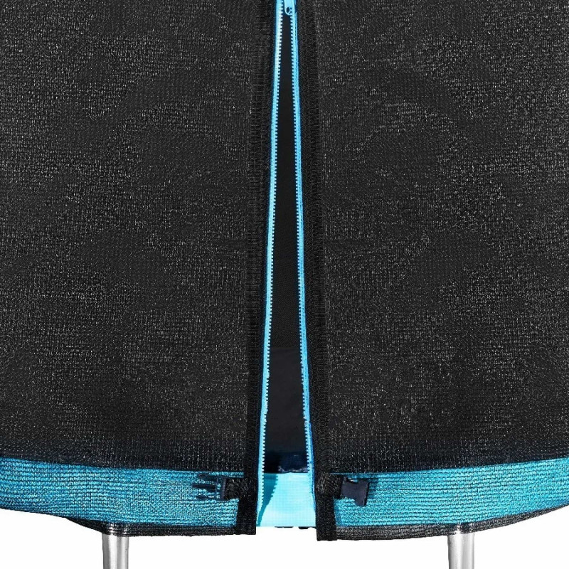 Батут 4FIZJO Classic 312 см Black/Blue с внешней сеткой и лестницей