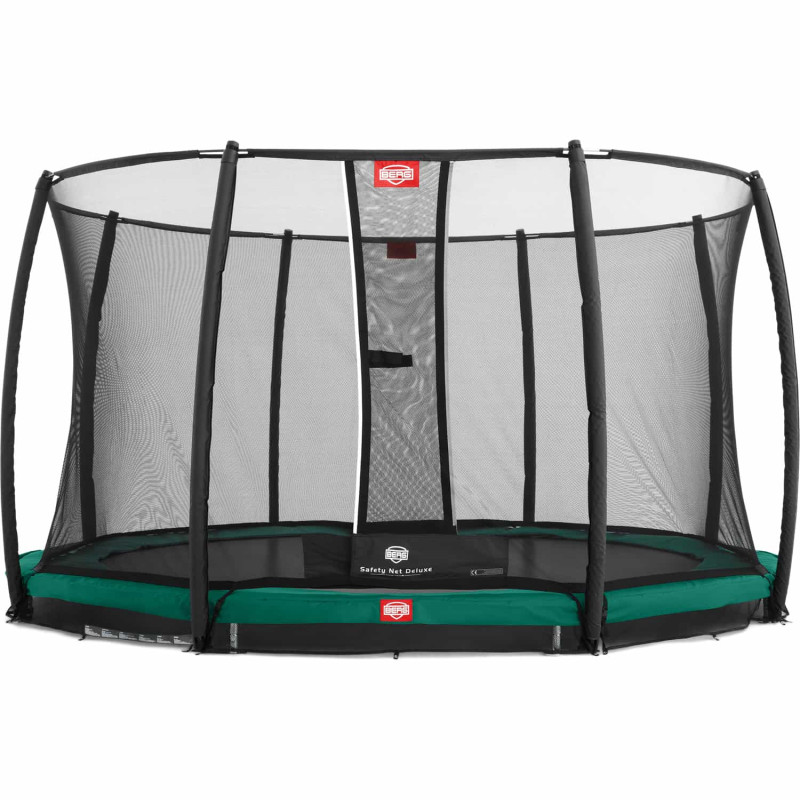 Батут Berg InGround Champion Green 380 см с сеткой Deluxe