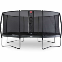 Батут Berg Grand Elite Grey 520x345 см із сіткою Deluxe