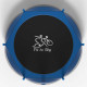 Батут с сеткой FitToSky 140 см Blue