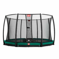 Батут Berg InGround Favorit Green 430 см с сеткой Deluxe