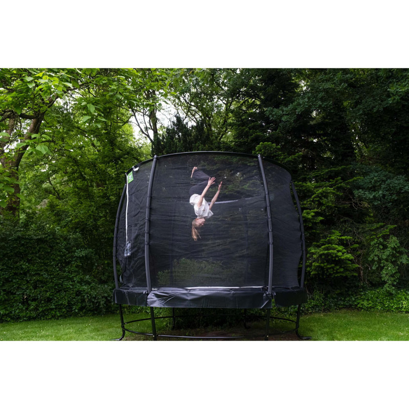 Батут Exit Lotus Classic 305 см Black з сіткою
