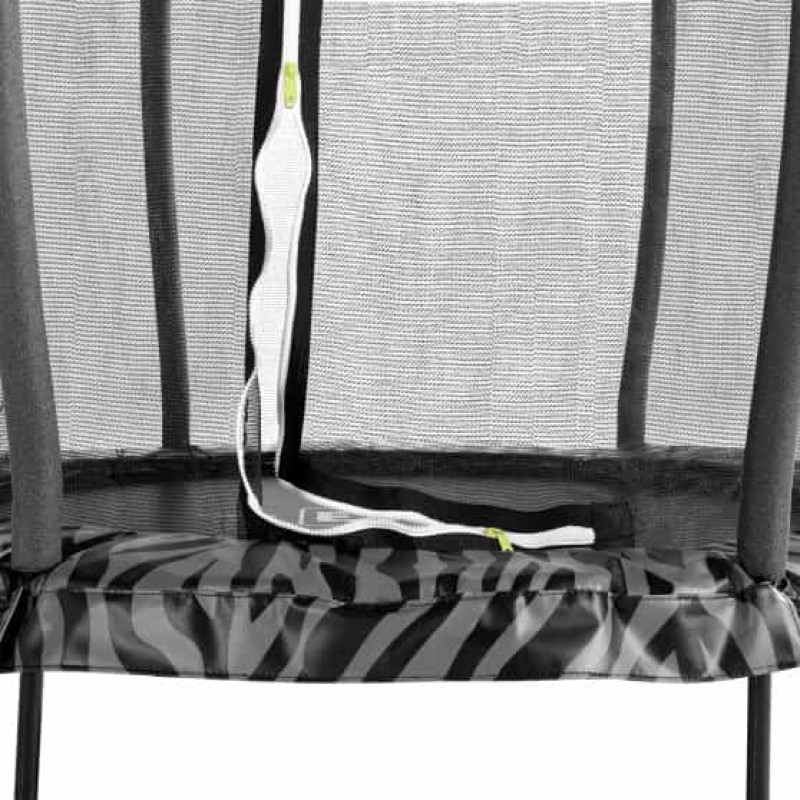 Батут Exit Tiggy Black/Grey 140 см с сеткой