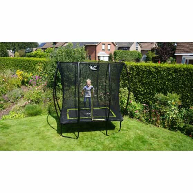 Батут Exit Silhouette Black 153x214 см с сеткой 
