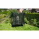 Батут Exit Silhouette Black 153x214 см с сеткой 