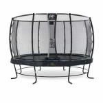 Батут Exit Elegant Premium Black 366 см с сеткой Deluxe