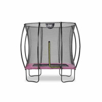 Батут Exit Silhouette Pink 153х214 см з сіткою