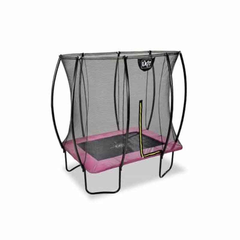 Батут Exit Silhouette Pink 153х214 см с сеткой
