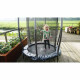 Батут Exit Tiggy Black/Grey 140 см с сеткой