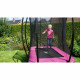 Батут Exit Silhouette Pink 153х214 см с сеткой