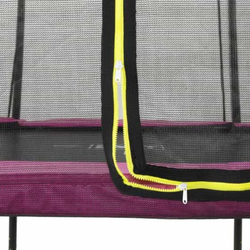 Батут Exit Silhouette Pink 153х214 см с сеткой