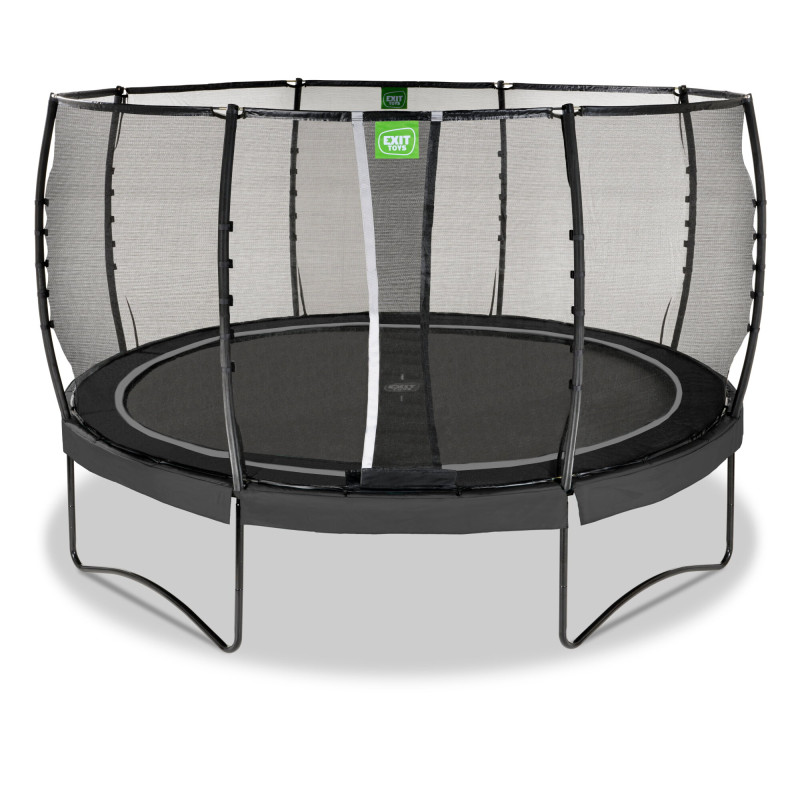 Батут Exit Allure Premium 427 см Black с сеткой