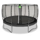 Батут Exit Allure Premium 427 см Black с сеткой