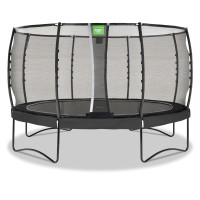 Батут Exit Allure Premium 427 см Black с сеткой