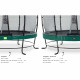Батут Exit Elegant Green 305 см с сеткой Economy