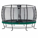 Батут Exit Elegant Premium Green 427 см с сеткой Deluxe