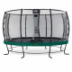 Батут Exit Elegant Premium Green 427 см с сеткой Deluxe