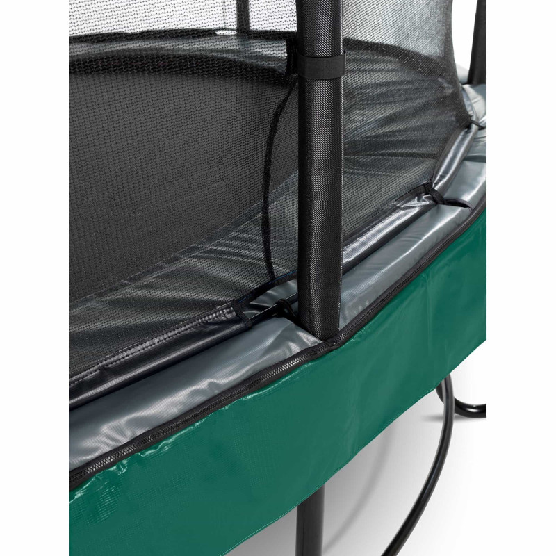 Батут Exit Elegant Premium Green 427 см с сеткой Deluxe
