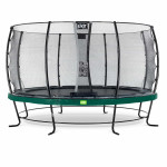 Батут Exit Elegant Green 427 см с сеткой Economy