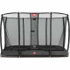 Батут Berg Ultim InGround Champion Grey 330x220 см с сеткой Deluxe
