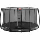 Батут Berg InGround Elite Grey 380 см с сеткой Deluxe