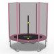 Батут с сеткой FitToSky 140 см Pink