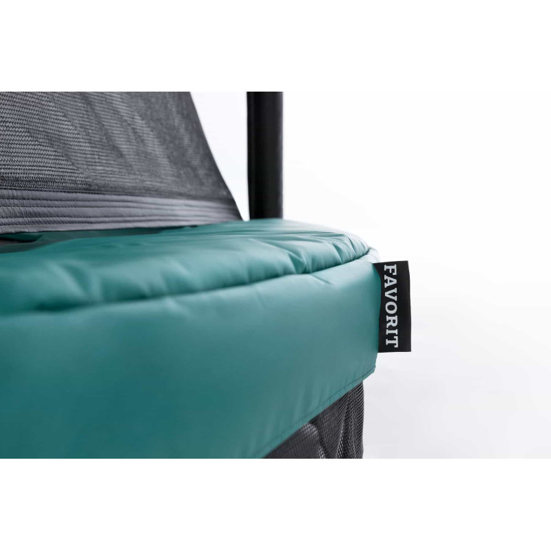 Батут Berg InGround Grand Favorit Green 520x345 см с сеткой Comfort