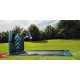 Батут Berg Ultim FlatGround Elite Black 500x300 см с AeroWall Black 2x2