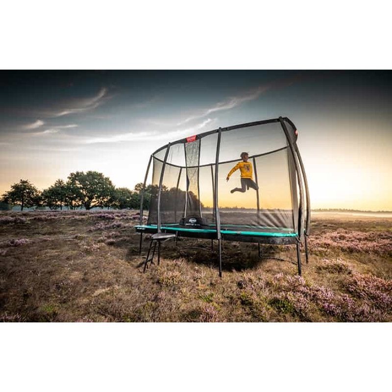 Батут Berg Ultim Champion Green 410x250 см із сіткою Deluxe XL