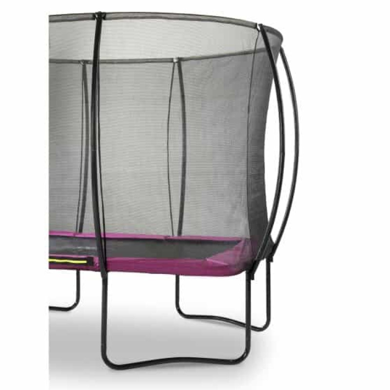 Батут Exit Silhouette Pink 214х305 см с сеткой