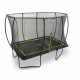 Батут Exit Silhouette Black 214x305 см с сеткой 
