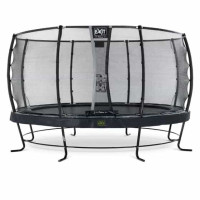 Батут Exit Elegant Premium Black 427 см з сіткою Deluxe