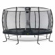 Батут Exit Elegant Premium Black 427 см с сеткой Deluxe