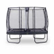 Батут Exit Elegant Premium Black 214x366 см з сіткою Deluxe