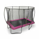 Батут Exit Silhouette Pink 214х305 см с сеткой