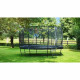 Батут Exit Elegant Premium Black 427 см с сеткой Deluxe