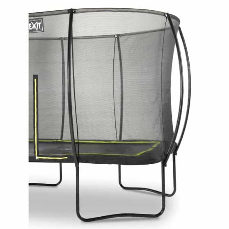 Батут Exit Silhouette Black 214x305 см с сеткой 