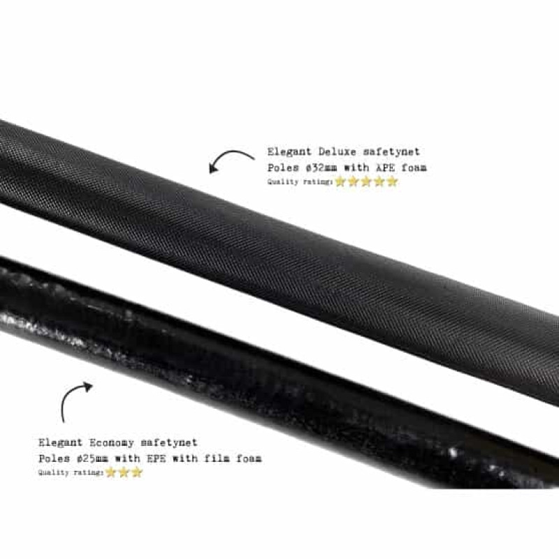 Батут Exit Elegant Premium Black 427 см с сеткой Deluxe