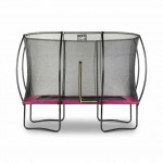 Батут Exit Silhouette Pink 214х305 см с сеткой