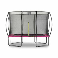 Батут Exit Silhouette Pink 214х305 см з сіткою