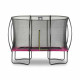 Батут Exit Silhouette Pink 214х305 см с сеткой