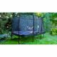 Батут Exit Elegant Premium Black 214x366 см з сіткою Deluxe