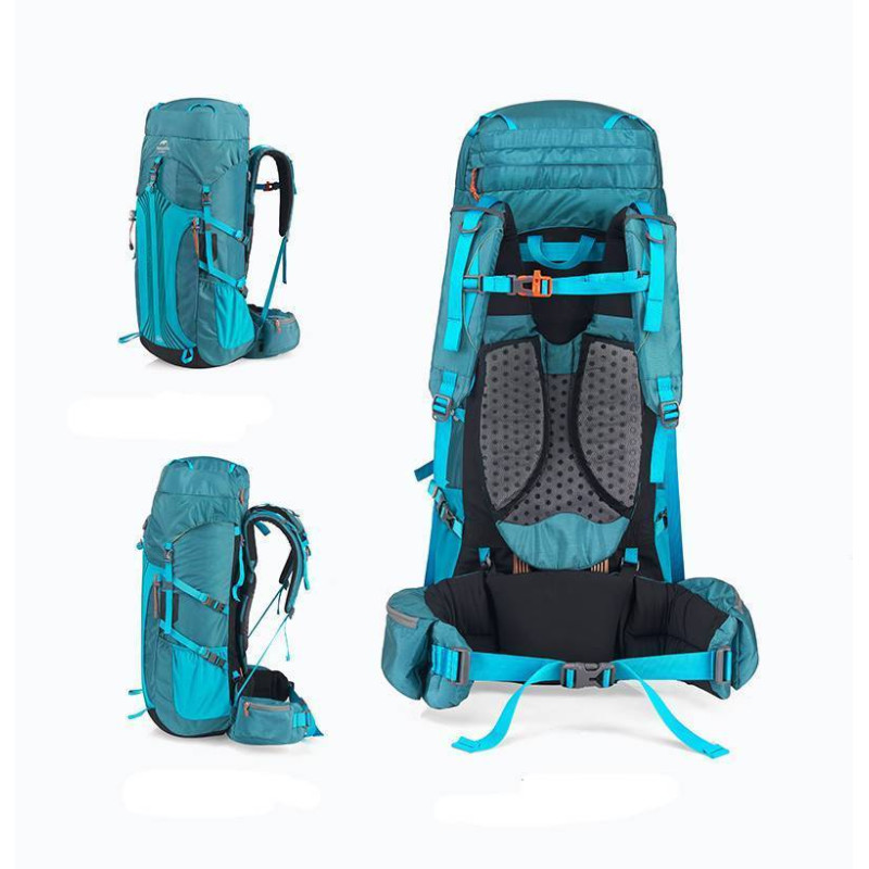 Рюкзак туристический Naturehike NH16Y020-Q, 55 л, голубой