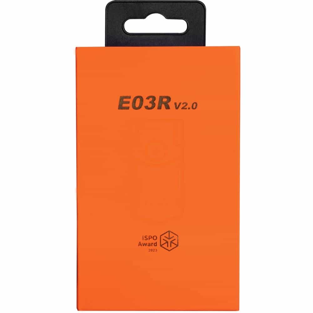 Ліхтар наключний Fenix E03R V2.0, червоний