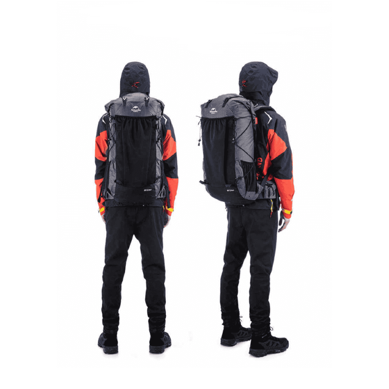 Рюкзак туристический Naturehike Rock NH19BP095, 60+5 л, черный