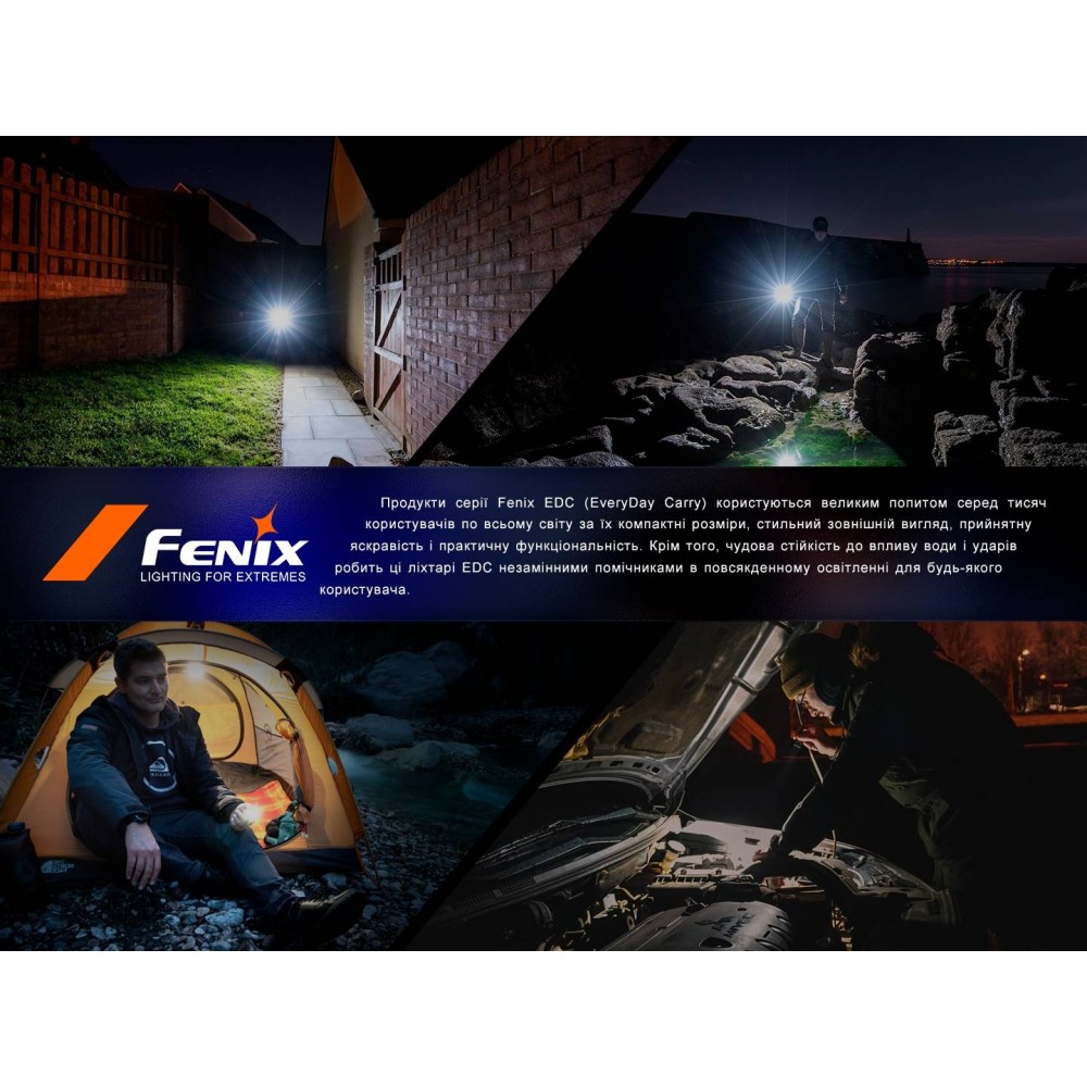 Фонарик ручной Fenix E28R V2.0
