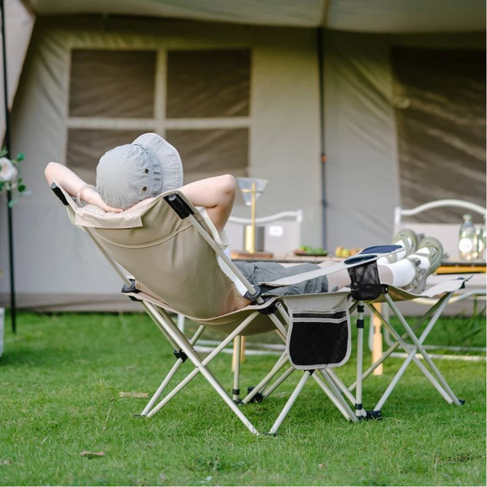 Кресло складное Naturehike CNK2300JJ012, алюминий, черный