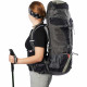 Рюкзак туристический Naturehike NH70B070-B, 70 л + 5 л, черно-серый