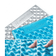 Коврик складной IXPE Naturehike Thickened NH20FCD07, алюминиевая пленка, 25 мм, голубой